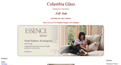 Desktop Screenshot of columbia-glass.com